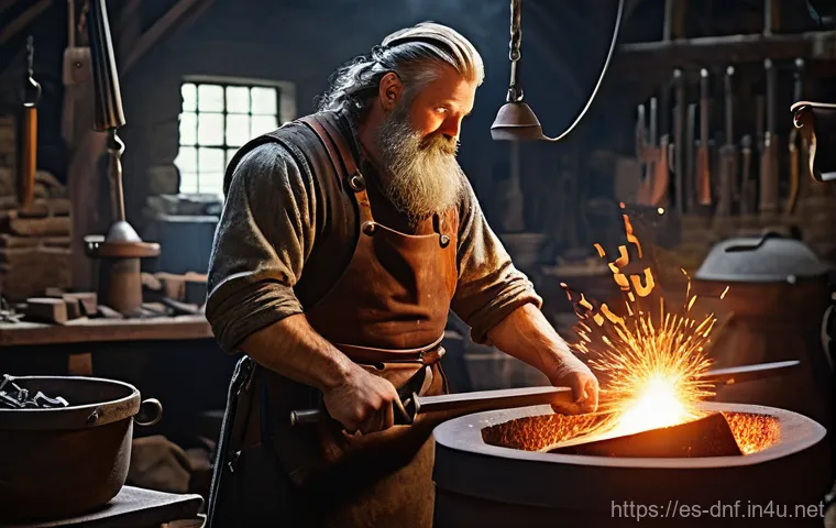 던전앤파이터 전설 장비 획득처 - **An epic fantasy adventurer, fully clad in detailed, ornate magical armor, kneels in a dimly lit, a... 던전앤파이터 전설 장비 획득처 - **An epic fantasy adventurer, fully clad in detailed, ornate magical armor, kneels in a dimly lit, a...